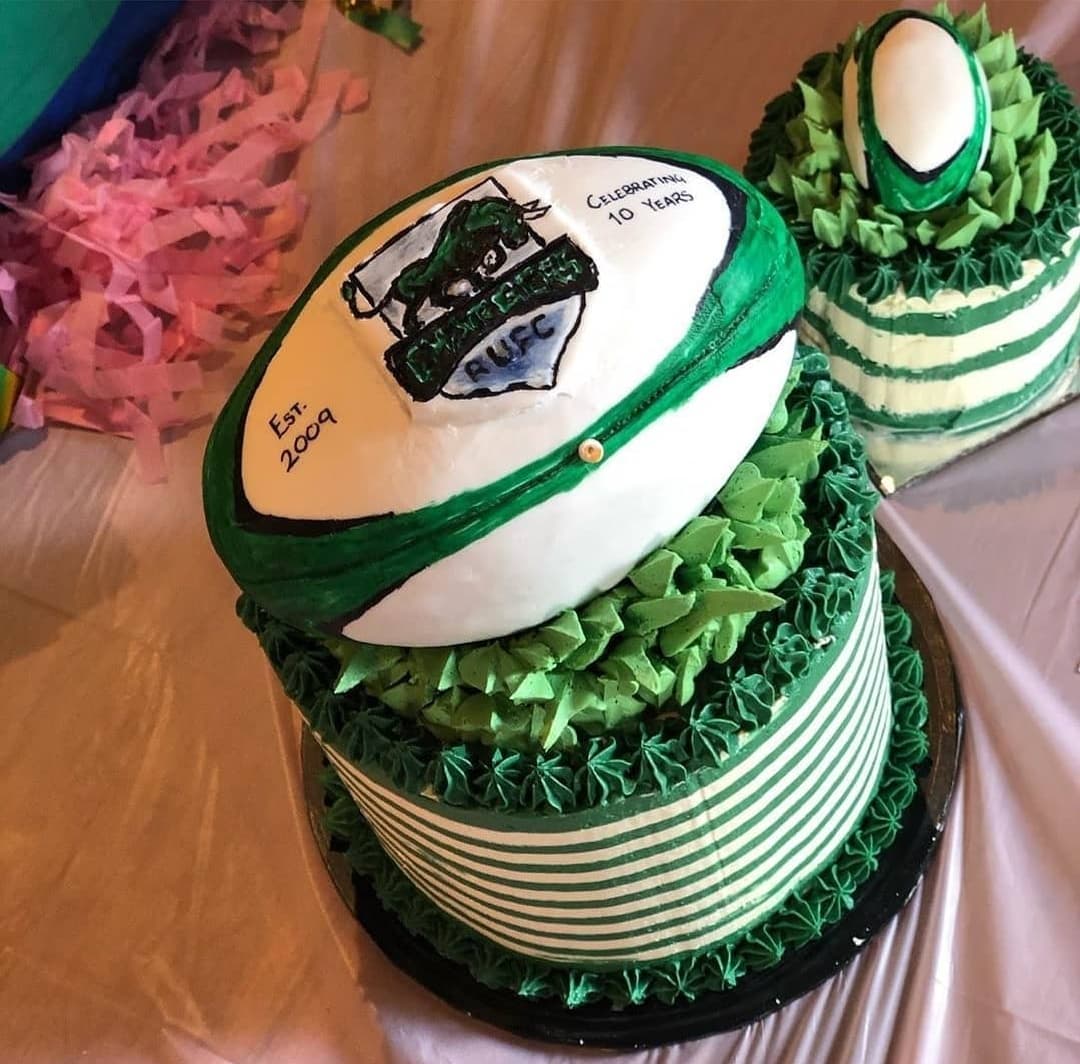 The Chargers themed cake