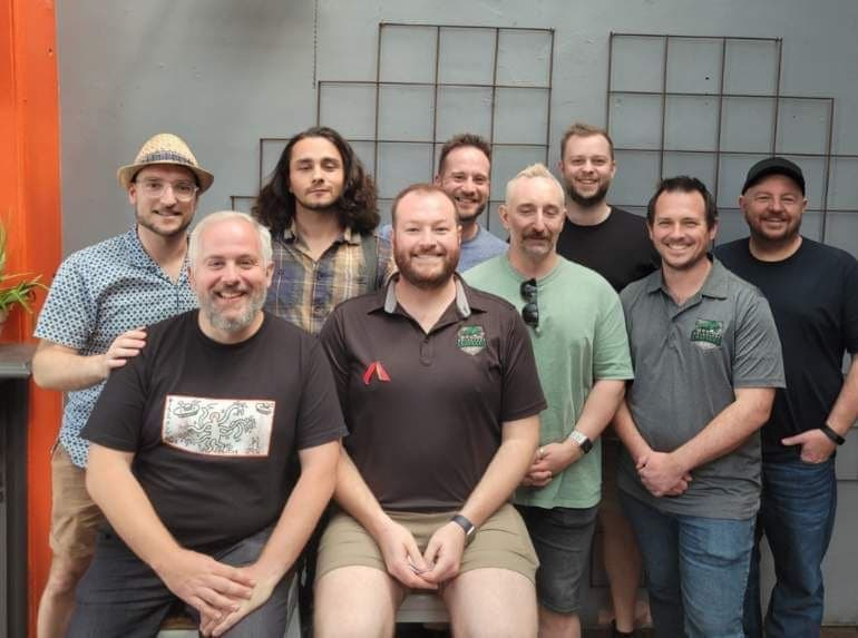 Aaron with the Melbourne Chargers committee