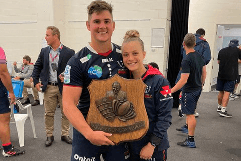 Mikaela Welti and partner Richard Hardwick