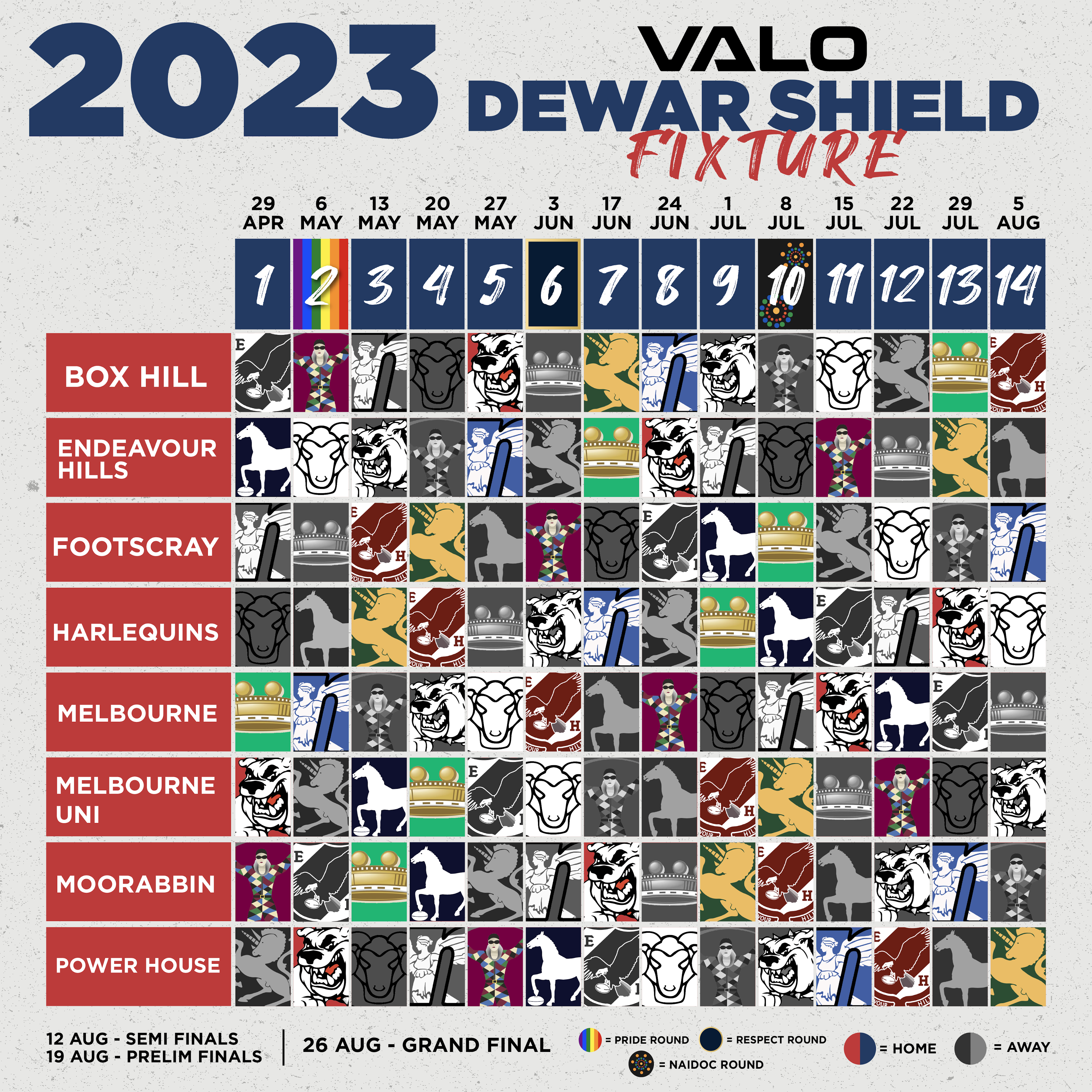 2023 VALO Dewar draw